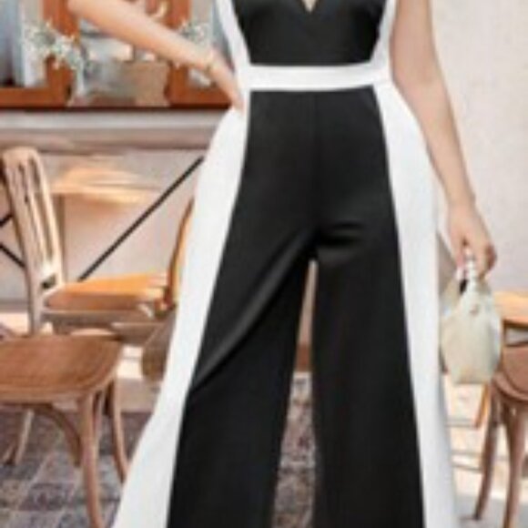 Elegant Black and White Jumpsuit! - Picture 15 of 16